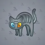 Scared Cat #12678 Scared Cat #12678