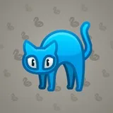 Scared Cat #12698 Scared Cat #12698