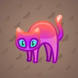 Scared Cat #12717 Scared Cat #12717
