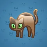 Scared Cat #1272 Scared Cat #1272