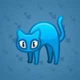 Scared Cat #12729 Scared Cat #12729