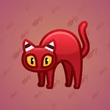 Scared Cat #12747 Scared Cat #12747