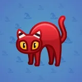 Scared Cat #12803 Scared Cat #12803