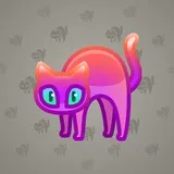 Scared Cat #12831 Scared Cat #12831