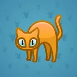 Scared Cat #1284 Scared Cat #1284