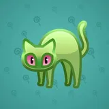 Scared Cat #12893