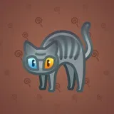 Scared Cat #12931 Scared Cat #12931