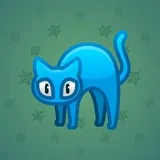 Scared Cat #12966 Scared Cat #12966