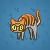 Scared Cat #13013 Scared Cat #13013