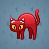 Scared Cat #13021 Scared Cat #13021