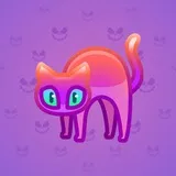 Scared Cat #1303 Scared Cat #1303