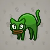 Scared Cat #13084 Scared Cat #13084