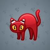 Scared Cat #13102 Scared Cat #13102