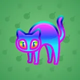 Scared Cat #13159 Scared Cat #13159