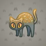 Scared Cat #13160 Scared Cat #13160