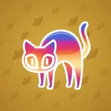 Scared Cat #13232 Scared Cat #13232