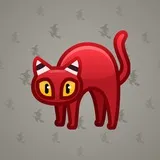 Scared Cat #13257 Scared Cat #13257