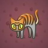 Scared Cat #13397 Scared Cat #13397