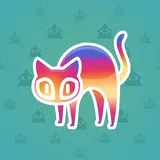 Scared Cat #13484