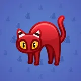 Scared Cat #13489 Scared Cat #13489