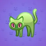 Scared Cat #13598 Scared Cat #13598