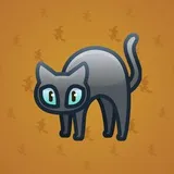 Scared Cat #13718 Scared Cat #13718