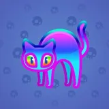 Scared Cat #13735 Scared Cat #13735