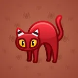 Scared Cat #13739 Scared Cat #13739