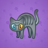 Scared Cat #13756 Scared Cat #13756