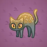 Scared Cat #13768 Scared Cat #13768
