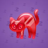 Scared Cat #1390 Scared Cat #1390