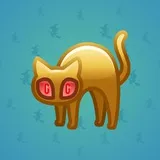 Scared Cat #13909 Scared Cat #13909