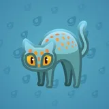 Scared Cat #13944 Scared Cat #13944