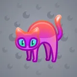 Scared Cat #13946 Scared Cat #13946