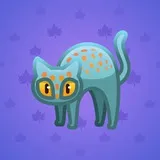 Scared Cat #1396 Scared Cat #1396