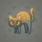 Scared Cat #13986