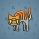 Scared Cat #14039 Scared Cat #14039