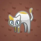 Scared Cat #1406 Scared Cat #1406