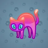 Scared Cat #14065 Scared Cat #14065