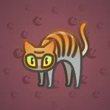 Scared Cat #14068 Scared Cat #14068