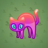 Scared Cat #14145 Scared Cat #14145