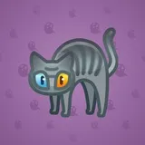 Scared Cat #14295 Scared Cat #14295