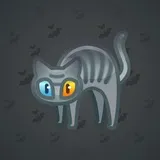 Scared Cat #14330 Scared Cat #14330
