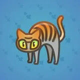 Scared Cat #14336 Scared Cat #14336