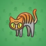 Scared Cat #14338 Scared Cat #14338