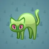 Scared Cat #1446 Scared Cat #1446