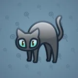 Scared Cat #14484 Scared Cat #14484