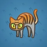 Scared Cat #14490 Scared Cat #14490