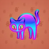 Scared Cat #1453 Scared Cat #1453