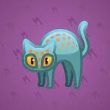 Scared Cat #14548 Scared Cat #14548